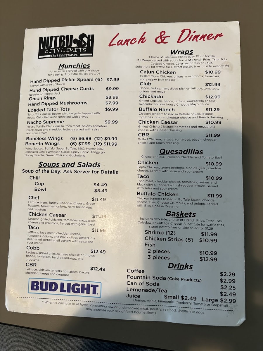Nutbush City Limits Menu - Image 5